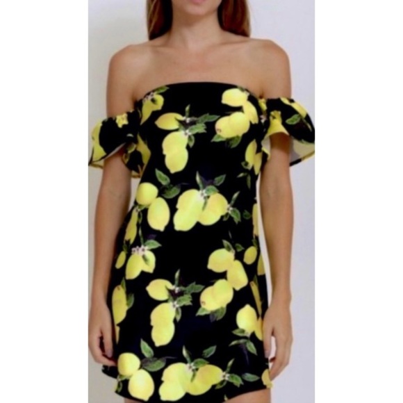 4/$20 •Sale! Boutique Lemon Print Summer Dress S, M, L - Picture 7 of 10